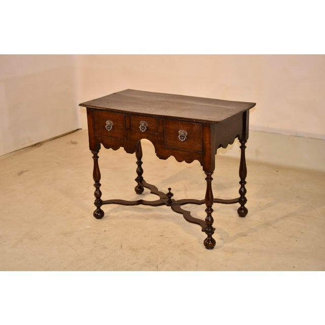 17th Century English Oak Lowboy For Sale - Image 4 of 12