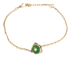 Gucci Le Marche Des Merveilles Diamond Onyx Tiger Head 18k Yellow Gold Bracelet
