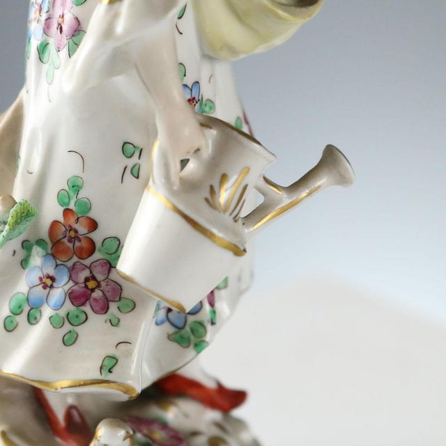 German Porcelain Figurines from Rudolstadt, Set of 2 For Sale - Image 5 of 12