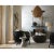 Abstract Arteriors Home Small Serafina Accent Table in Sahara Faux Marble For Sale - Image 3 of 8