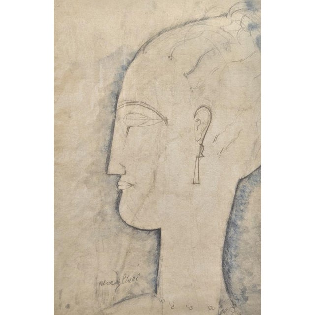 Beige Amedeo Modigliani, Lithograph For Sale - Image 8 of 8