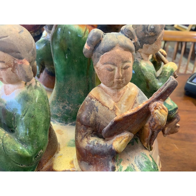 Mid to Late 20th Century Chinoiserie Figures Playing Musical Instruments For Sale In New York - Image 6 of 12
