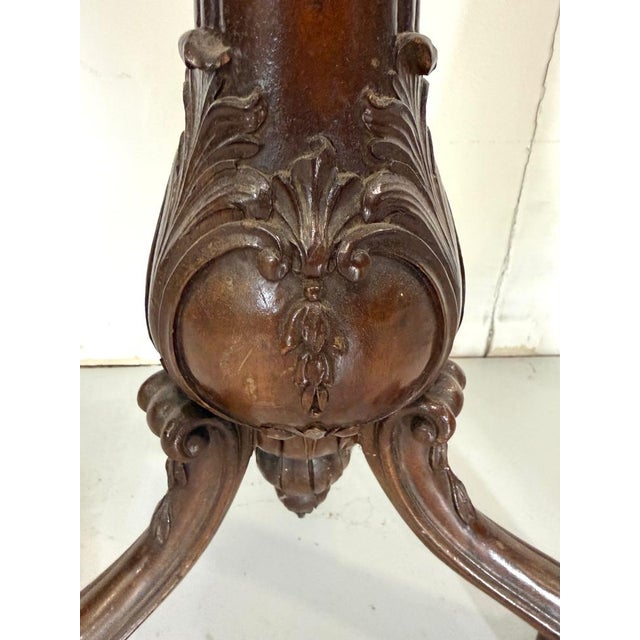 19th Century Style Adjustable Bookend or Music Stand in Hand-Carved Walnut, Italy, 1950s For Sale - Image 17 of 18