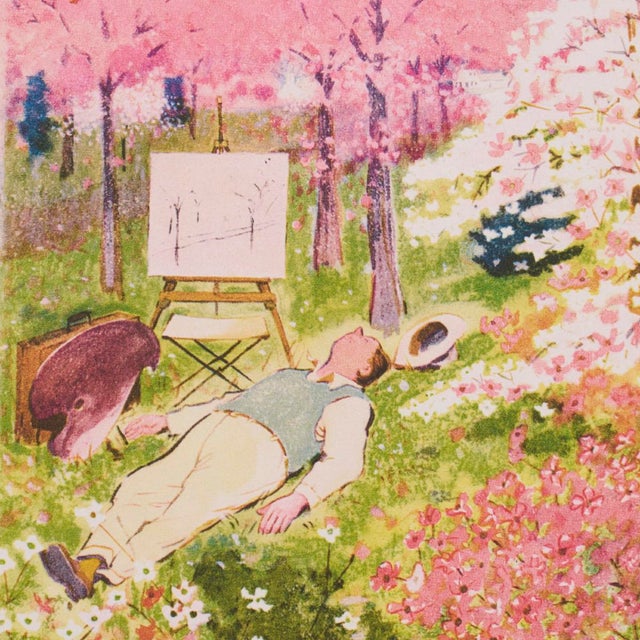 Paper Schumacher x The New Yorker The New Yorker Seasonal Covers Wallpaper In Multicolor For Sale - Image 7 of 7