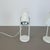 White Metal Table Lights by Rolf Krüger for Heinz Neuhaus Leuchten, 1970s, Set of 2 For Sale - Image 17 of 18