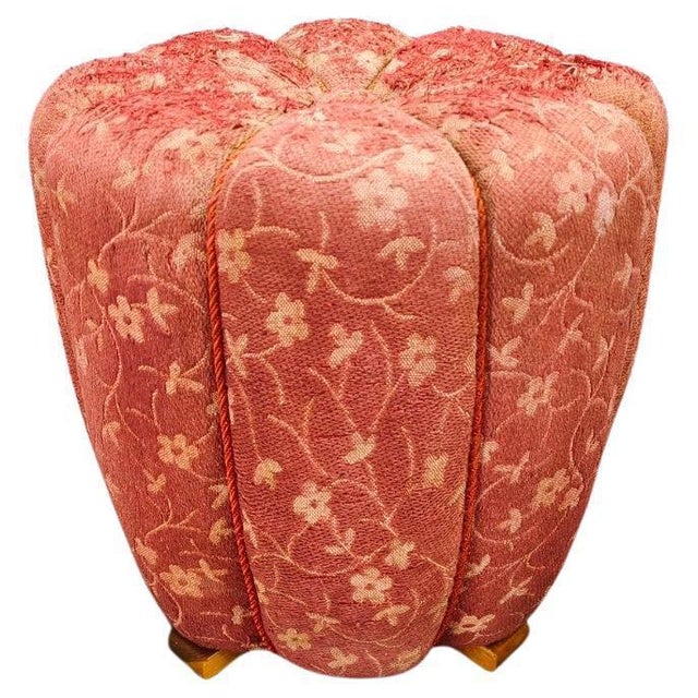 Art Deco Stool attributed to Jindrich Halabala, Former Czechoslovakia, 1930s For Sale - Image 10 of 10