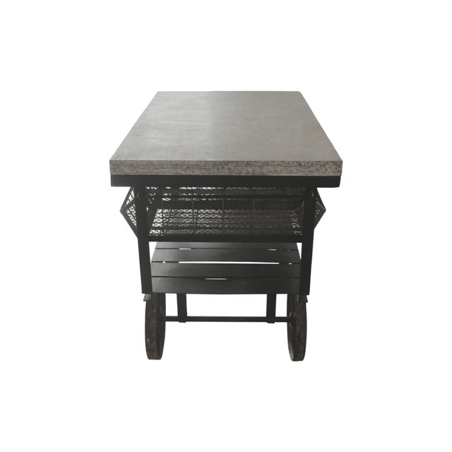 Industrial Rolling Steel Cart For Sale - Image 4 of 9