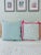 Thibaut 25” X 25” Thibaut Haven Spa Blue & Hot Pink Linen Pillow Covers - a Pair For Sale - Image 4 of 8
