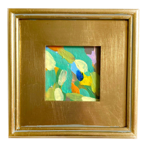 "Bright Corner" 2025 Framed Mini Painting by Jessalin Beutler