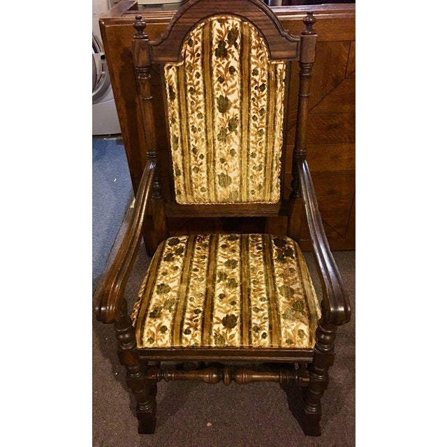 Vintage (197071) Ethan Allen Royal Charter Jacobean Oak Dining Room