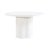 White Elora White Lacquer Round Dining Table For Sale - Image 8 of 8
