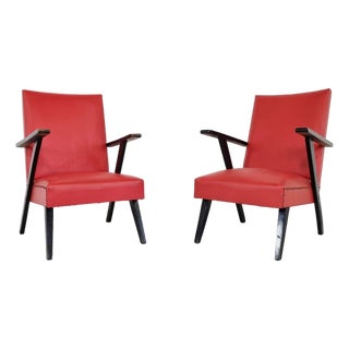 Vintage Armchairs, Belgium, 1960s, Set of 2 For Sale