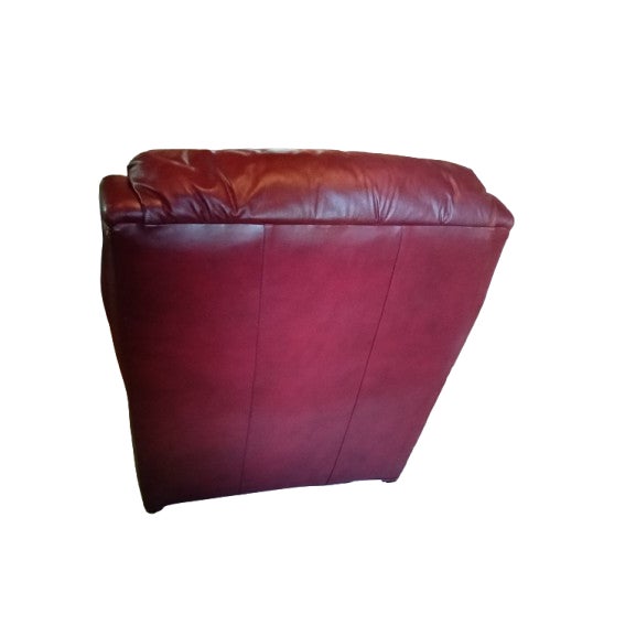 1970s Hancock and Moore Nail Head Leather Chair and Ottoman For Sale In Dallas - Image 6 of 9