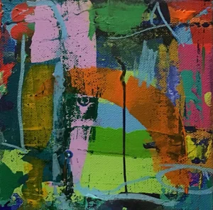“AS120322” Original Abstract Acrylic Painting on Stretched Canvas by Stephen Stilgenbauer