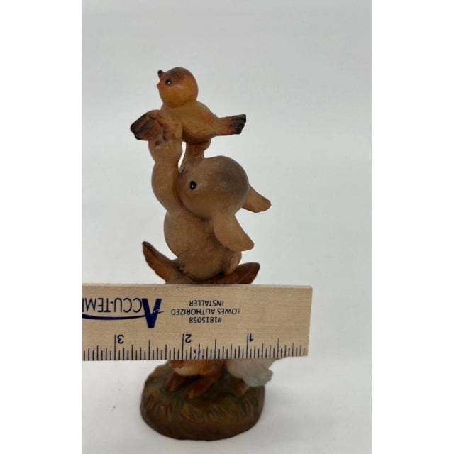 Vintage Jerrandiz Wooden Carved Figurine "Helping Hands" For Sale In Savannah - Image 6 of 11