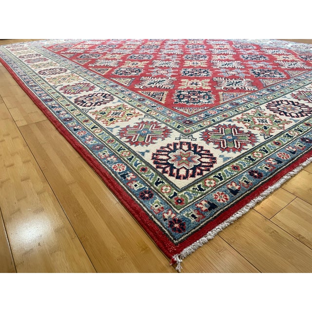 2000 - 2009 Tribal Afghan Kazak Lori Pambak Area Rug For Sale - Image 5 of 11