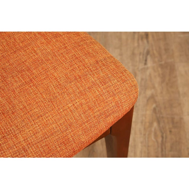 Lane Rhythm Mid Century Modern Set Of Six Walnut Dining Chairs For Sale - Image 9 of 18