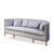 Contemporary Barbara Barry for McGuire Rattan Fretwork Sofa For Sale - Image 3 of 9