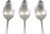 Traditional 1930s Silver Serving Spoons - Set of 3 For Sale - Image 3 of 4