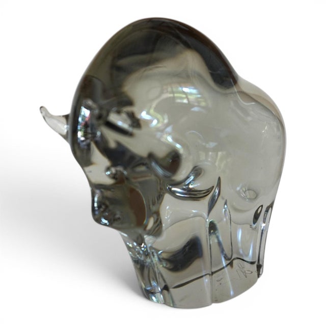 Murano Glass Bull Sculpture by Livio Seguso, 1970s For Sale - Image 15 of 16