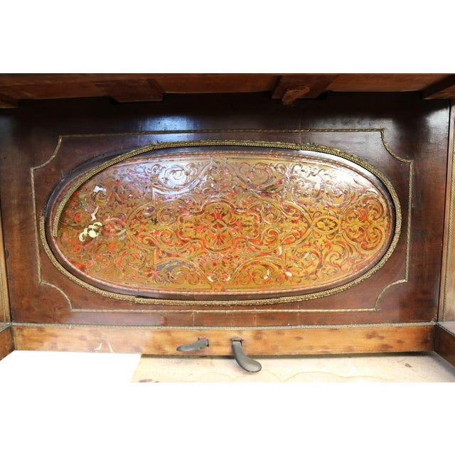 19th Century Boulle Vertical Piano For Sale - Image 9 of 17