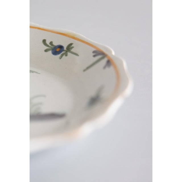 18th Century French Faience Nevers Dog Plate For Sale In Houston - Image 6 of 8