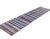 Colorful Vintage Striped Rag Runner For Sale - Image 4 of 6