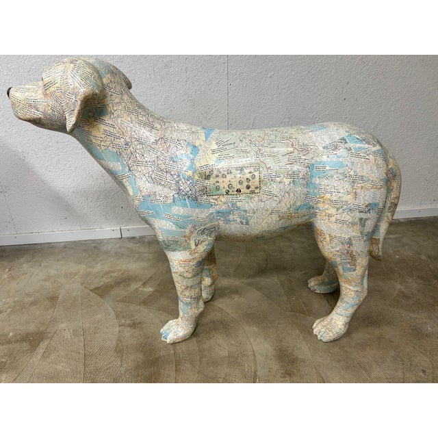 2000 - 2009 Life-Size Celebrity Collage Labrador Dog Sculpture, Sun Valley, C. 2001 For Sale - Image 5 of 14