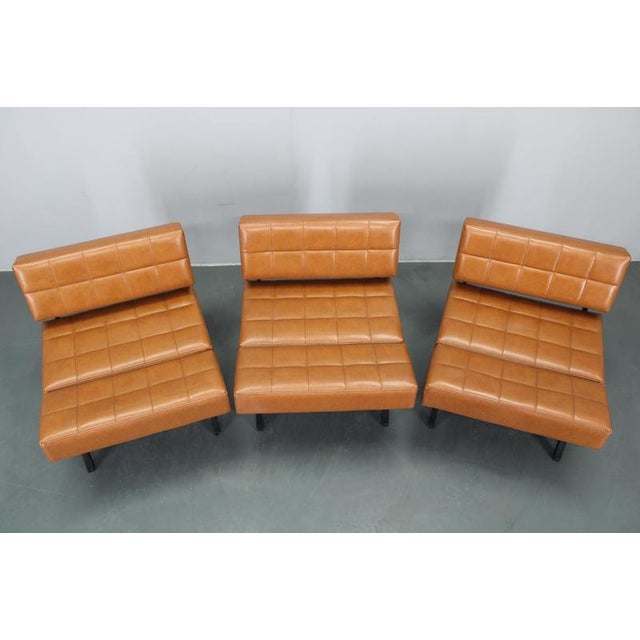 Vintage Italian Convertible Lounge Chairs, 1970s, Set of 3 For Sale - Image 4 of 18
