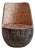 Organic Modern Vintage Wash Coconut Palm Chair For Sale
