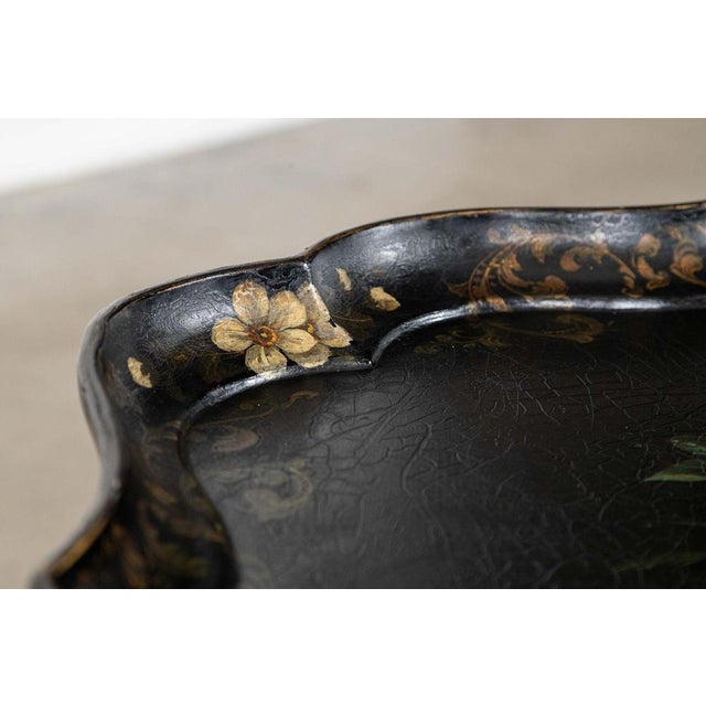 Chinoiserie Tray Table from Jennens & Bettridge, 1890s For Sale - Image 4 of 17