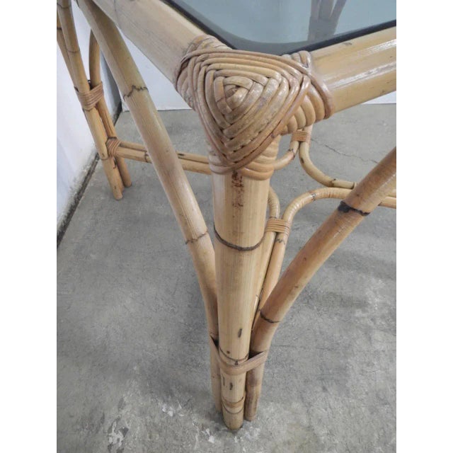 1970s Rattan Table, Italy, 1970s For Sale - Image 5 of 12