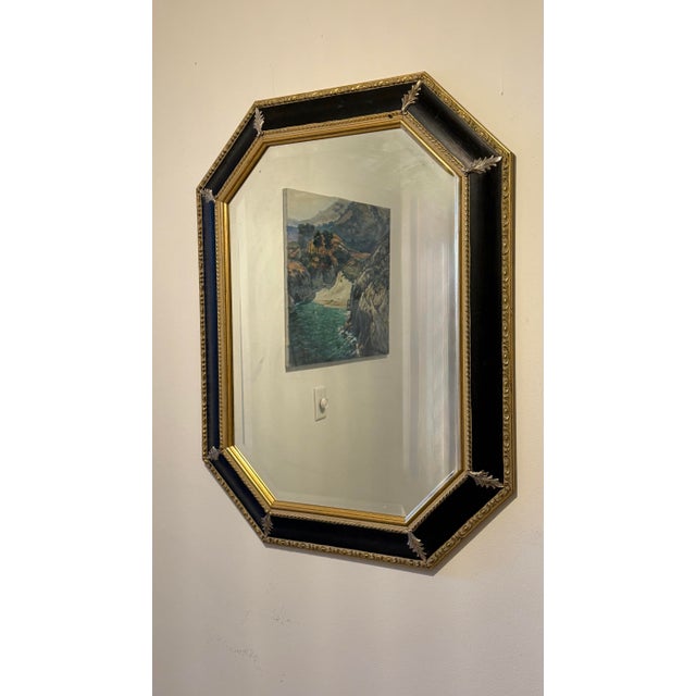 2000 - 2009 Vintage Bombay Company Allegro Hollywood Regency Octagonal Beveled Wall Mirror For Sale - Image 5 of 8