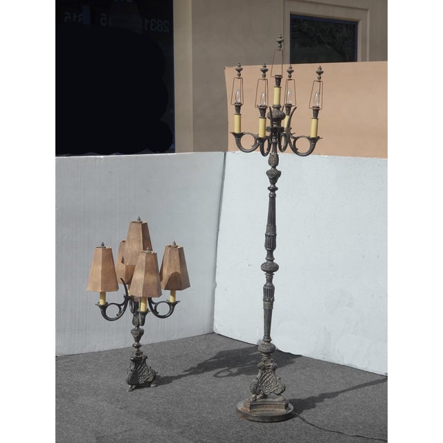 Gorgeous Lamps in Great Vintage Condition. Solid and Firm. Wear is usual for their age. Please study the photos and ask...