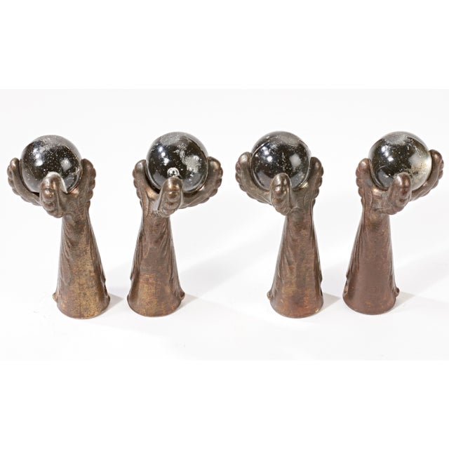 Set of 4 Antique 19th Century Claw and Ball Feet for Table For Sale In Phoenix - Image 6 of 6