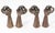 Set of 4 Antique 19th Century Claw and Ball Feet for Table For Sale In Phoenix - Image 6 of 6