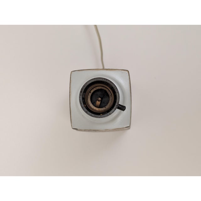 1960s Danish Porcelain Baca Table Lamps by Nils Thorsson for Royal Copenhagen - Set of 2 For Sale - Image 10 of 11