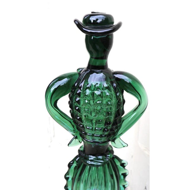 Gaucho Cowboy Figure in Blown Glass Attributed to Barovier For Sale - Image 10 of 12