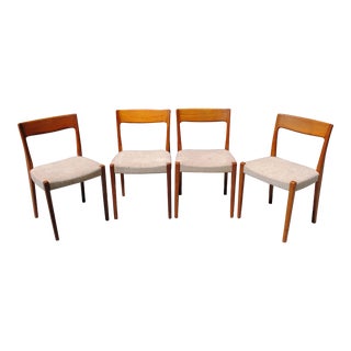 Mid 20th Century Swedish Modern Dining Chairs by Svegards Markaryd - Set of 4 For Sale