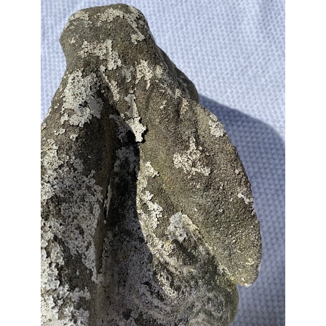 Antique English Cast Stone Garden Rabbit | Chairish