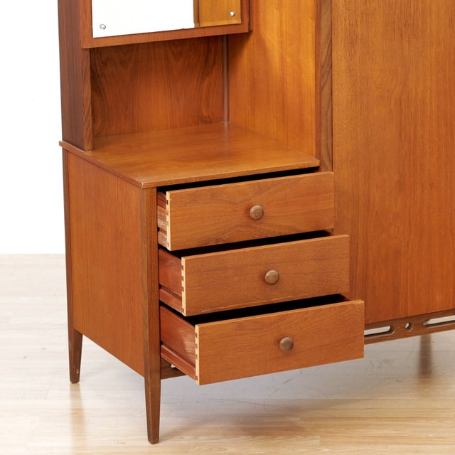 Mid-Century Modern Mid Century Gentleman's Armoire by Beithcraft Furniture For Sale - Image 3 of 10