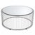Metal Round Coffee Table with Mirrored Top, 1990s For Sale - Image 7 of 7