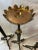 Three large heavy iron and brass high end Maitland Smith candleholders in really nice condition they measure approximately...