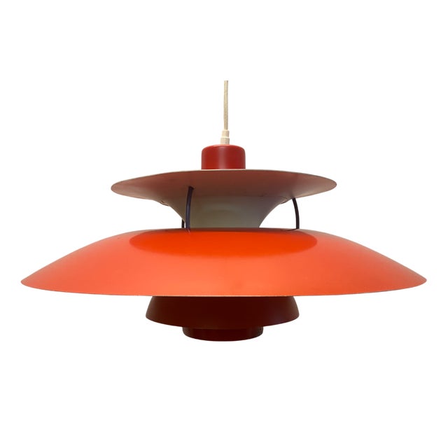 Danish PH5 Hanging Lamp by Poul Henningsen for Louis Poulsen, 1950s For Sale