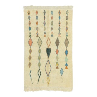 Hand-Knotted Wool Rug by Azele Studio For Sale