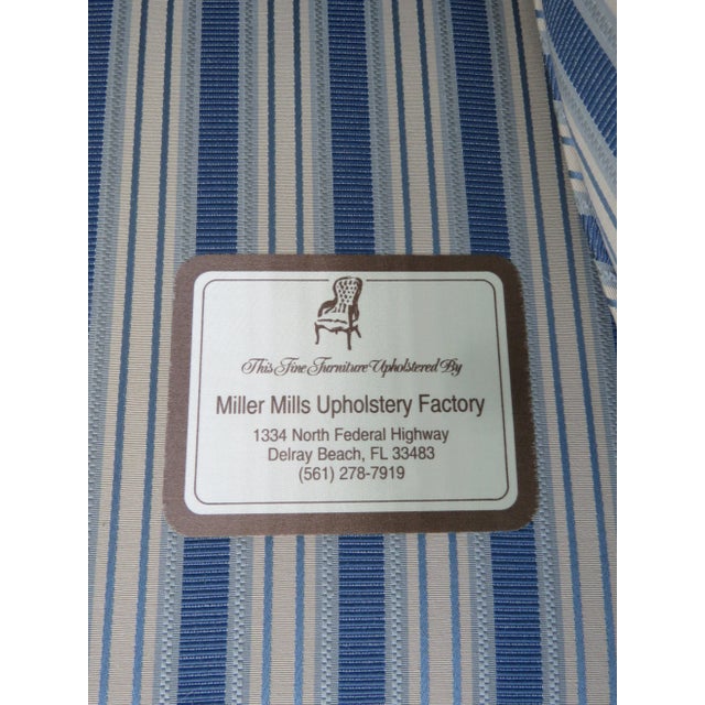 French Tall Side Livingroom Fireplace Accent Chairs a Pair 6106 For Sale - Image 11 of 17