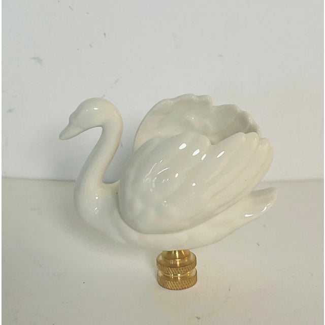 Ceramic Vintage Goebel Porcelain Sean Lamp Finial For Sale - Image 7 of 7