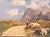 F. Squassina, Walk to the Alpe Di Siusi, 20th Century, Oil on Panel, Framed For Sale - Image 4 of 6