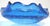 1960s Murano Blue Three Sided Bowl For Sale - Image 5 of 6