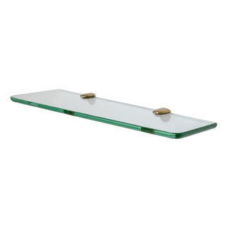 Crystal Glass Console from Fontana Arte, 1950s For Sale